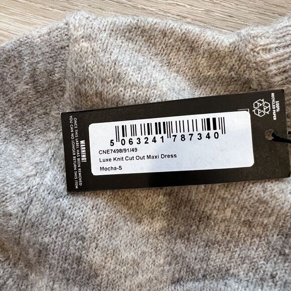 Pretty Little Things Knit Cut Out Maxi Dress Sweater Women's-Size S - Picture 6 of 6